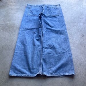 Vintage Y2K GAP Baggy Light Washed Workwear Wide-Leg Jeans